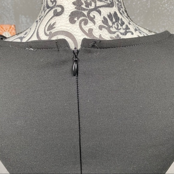 Three Dots Women's A-line Ponte S/S Seamed Dress - Picture 11 of 12